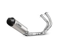 SCARICO COMPLETO 2x1 MIVV OVAL TITANIO CARBONIO KAWASAKI Z650 2017-2021