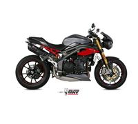 Mivv Scarichi per TRIUMPH SPEED TRIPLE 1050 R / S / RS 2016 > 2017 SUONO BLACK