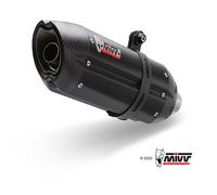 UY.015.L9 - Terminali Scarico Mivv Suono Steel Black Yamaha FZ6 / Fazer 04/13