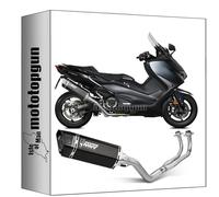 mivv scarico completo omologato nocat sr-1 titanio nero compatibile con yamaha t-max 560 2020 2021 mototopgun
