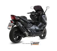 Y.035.LRB - Scarico Completo Mivv SPORT SPEED EDGE BLACK YAMAHA T-MAX 500 08-11