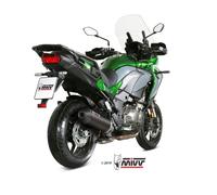 Mivv Scarico KAWASAKI Versys 1000 / S / SE 2019 > 2022 OVAL CARBON carbon cap