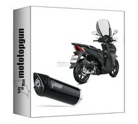 mivv scarico omologato nocat mover inox nero compatibile con honda sh 300 2007 2008 2009 2010 2011 2012 2013 2014 2015 2016 2017 2018 2019 2020 mototopgun