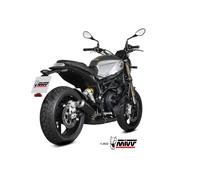 Terminale Scarico MIVV X-M1 BLACK INOX per BENELLI LEONCINO 800 2022 > 2023