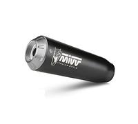 Terminale Scarico MIVV X-M1 BLACK INOX per BENELLI LEONCINO 800 2022 > 2023