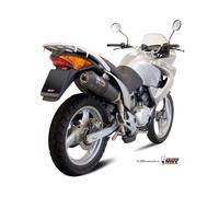 Scarico MIVV Oval Carbonio Con Coppa Carbonio Honda Xl 125 Varadero 2007 > 2011