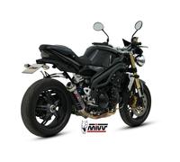 Mivv Scarico per TRIUMPH SPEED TRIPLE 1050 R / S / RS 2005 > 2006 GP BLACK LOWER