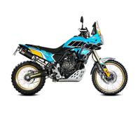 Sistema di scarico MIVV Dakar con EG-BE Acciaio inox / Acciaio inox nero