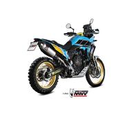 Sistema di scarico MIVV Dakar con EG-BE Acciaio inox / Acciaio inox nero