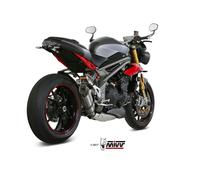Mivv Scarico TRIUMPH SPEED TRIPLE 1050 R / S / RS 2016 > 2017 SUONO LOWER