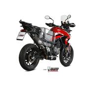 Terminale di scarico MIVV OVAL Titanio C/C kat TRIUMPH TIGER 900 GT 2021 > 2023
