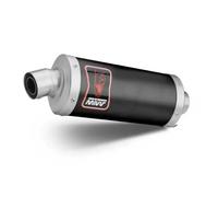 MM.001.LDKB - Terminale Scarico Mivv DAKAR Inox Nero MOTO MORINI X-CAPE (21-24)