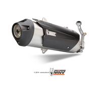 MIVV URBAN SCARICO COMPLETO ACCIAIO INOX PIAGGIO MP3 400 2007-11