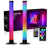 MIWATT Smart LED RGB Ultra Slim Ambient Light Metal Aluminium Housing con App Control e Music Sync Ritmo Mode, Warm Mood Lighting per Desktop Gaming, PC, TV, Decorazione della stanza