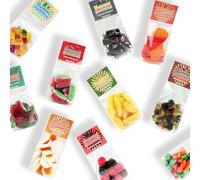 Mix 10 Mini Bustine da 80 g di Caramelle Gommose - YUMMI GUMMY BOX CandyFrizz - 800 g Totali - Assortimento Gusti Fruttati - Idee Regalo, Party e Scorte