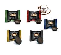 100 CAPSULE CAFFE' BORBONE MISCELA BLU DON CARLO COMPATIBILE A MODO MIO