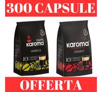 Mix 300 Capsule compatibili Nespresso Caffè Karoma SOAVE E CLASSICA