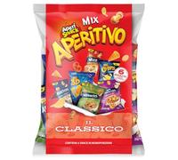 MIX APERITIVO il Classico AP24.001.01, snack per aperitivo, multipack con 6 snack per aperitivo fai da te, chips, arachidi, coni di mais, rice cracker