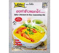 Mix Condimento Pollo Piccante in Riso - Brodo Aromatico per Pollo Piccante in Riso - Condimento per Zuppe e Piatti Asiatici - Compatibile con Lobo - 50g