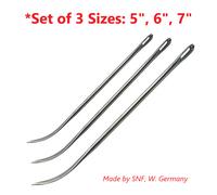 Mix di 3 dimensioni Best Bent Packing Canvas Sailor Needle 5',6',7'' MADE 1N ...
