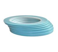 Mix di 6 rotoli di nastro adesivo in vinile gessato ad alta temperatura, per pittori e pittori, 2 mm, 2,5 mm, 3 mm, 4 mm, 5 mm, 6 mm