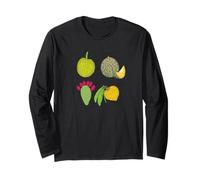 Mix di frutta esotica melone Fico d'India tropicale Maglia a Manica