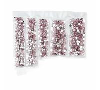 Mix di multi-misura 3-5mm 2000 pezzi/sacchetto di strass in resina colorati non hotfix Flatback Nail Rhinestones per vestiti 3D decorazion