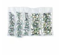 Mix di multi-misura 3-5mm 2000 pezzi/sacchetto di strass in resina colorati non hotfix Flatback Nail Rhinestones per vestiti 3D decorazion
