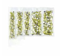 Mix di multi-misura 3-5mm 2000 pezzi/sacchetto di strass in resina colorati non hotfix Flatback Nail Rhinestones per vestiti 3D decorazion
