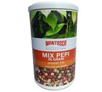 Mix di Pepi In Grani Montosco Professional Barattolo da 440 g Spezie Condimenti