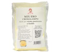 Mix Eko Cremalampo - Crema Pasticcera 400g - Preparato Istantaneo per Crema Dolce da Mescolare con Latte o Acqua - Veloce, Cremosa e Versatile