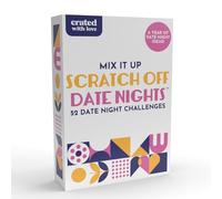 Mix It Up - Mazzo da grattare per appuntamenti notturni, 52 coppie di appuntamenti, sfide, avventure facili da pianificare, idea regalo per sposi, addio al nubilato, matrimonio, fidanzato, fidanzata,