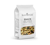 Mix legumi tostati e salati, 250 g, snack proteico, sano e ricco di proteine, vegano, con soia, soia nera, edamame, fave e piselli - ITALIA SPEZIE