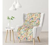 Mix Match Retro Musical Note Music,Coperta morbida, calda, anti-pilling, in flanella, peluche, 76 x 102 cm