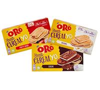Mix Oro Saiwa Vitasnella Cereal Yo Original Cacao e Frutti Rossi Biscotti ai Cereali Integrali con Cremoso Yogurt 253g [3 Confezioni]