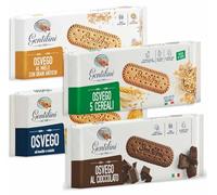 Mix Osvego Malto e Miele, Cioccolato, 5 Cereali e Grani Antichi per gentilini 250g [4 Confezioni]