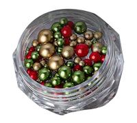 Mix Resina Perle Strass Kit Perle Flatback Per Nail Art Decorazione Scarpe Vestiti Bicchieri Scrapbooking Unghie E Charms Natale