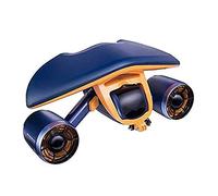Mix Scooter subacqueo Booster subacqueo Doppia elica Propulsori Portatili per Immersioni Nuoto Snorkeling con Supporto per videocamera Sportiva (Blu)