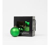 Mix Sfere Natalizie ⌀10cm (4, verde)