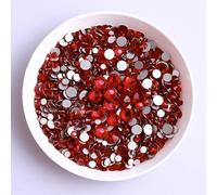 Mix Size Diamante Nero Parte Posteriore Piatta Strass Per Il Viso Perline Di Cristallo Autoadesive Pietre Preziose Sciolte Diamante Pittura Gioielli-Siam, Mix, 1440 Pz