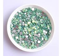 Mix Size Diamante Nero Parte Posteriore Piatta Strass Per Il Viso Perline Di Cristallo Autoadesive Pietre Preziose Sciolte Gioielli Di Pittura Diamante-Opale Verde, Mix, 1440 Pz