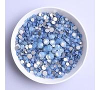 Mix Size Diamante Nero Parte Posteriore Piatta Strass Per Il Viso Perline Di Cristallo Autoadesive Pietre Preziose Sciolte Gioielli Di Pittura Diamante-Blue Opal, Mix, 1440Pcs