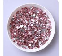 Mix Size Diamante Nero Parte Posteriore Piatta Strass Per Il Viso Perline Di Cristallo Autoadesive Pietre Preziose Sciolte Diamante Pittura Gioielli-Rosa Chiaro, Mix, 1440 Pz