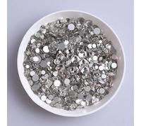 Mix Size Diamante Nero Parte Posteriore Piatta Strass Per Il Viso Perline Di Cristallo Autoadesive Pietre Preziose Sciolte Diamante Pittura Gioielli-Cristallo, Mix, 1440 Pz