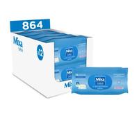 Mixa Baby Salviette con acqua detergente, confezione da 12