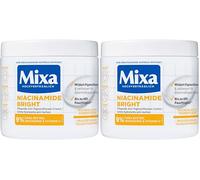 Mixa Crema idratante anti-macchie, multiuso, adatta per viso, corpo e mani, Niacinamide Bright, ipoallergenica, 400 ml (Confezione da 2)
