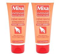Mixa, Crema mani riparatrice intensiva, con allantoina, 2 pz. da 100 ml