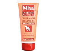Mixa - Crema mani riparatrice, Linea “Intensif Peaux Sèches”, all’Allantoina, per mani screpolate, Tubetto da 100 ml