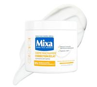 Mixa - Crema Niacinamide Correzione Illuminata - Crema Idratante Antimacchia al Burro di Karité, alla Niacinamide e alla Vitamina C - Adatta al viso, corpo e mani - Ipoallergenico - 400 ml
