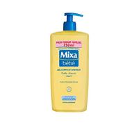 Mixa, Gel detergente extra dolce per bambini, per corpo e capelli, 750 ml | Ipoallergenico, non punge gli occhi, formulato sotto controllo medico, base lavante molto morbida, maxi formato familiare